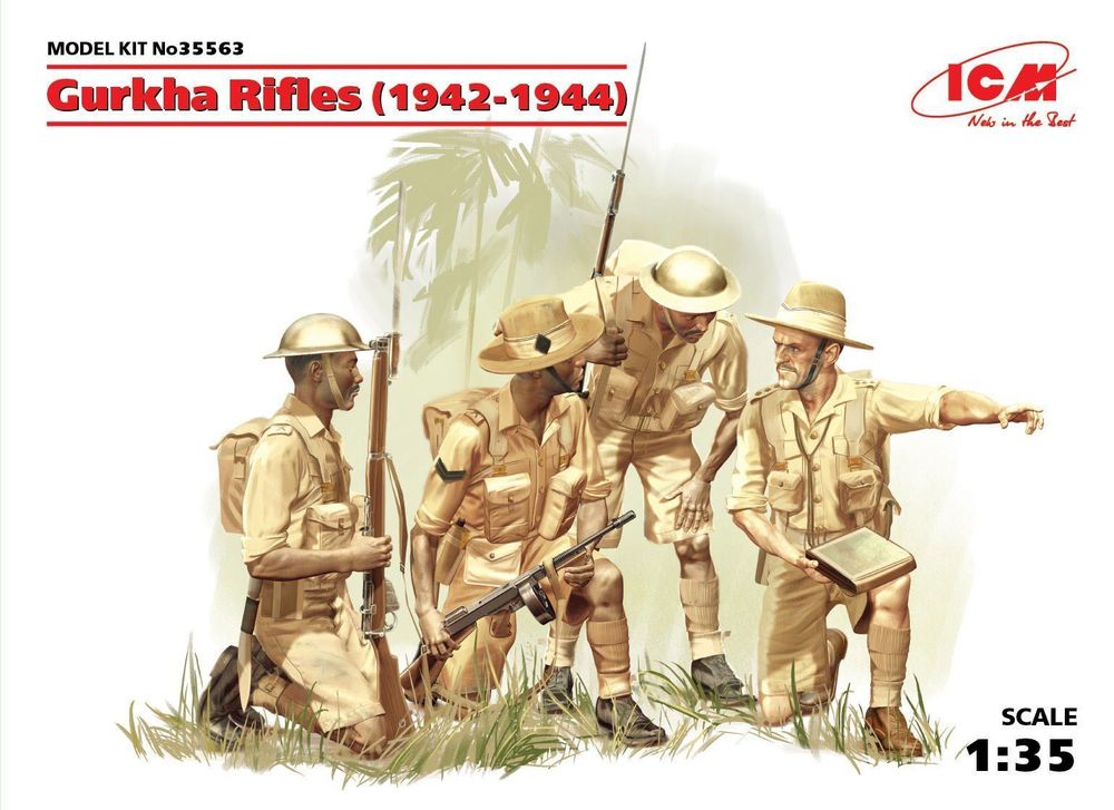 Gurkha Rifles (1944) (4 figures)