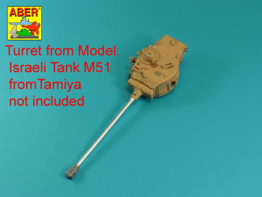 105mm D1504 L/44 barrel with muzzle brake for Sherman M51