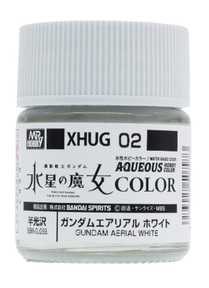 Mr Hobby -Gunze AQUEOUS GUNDAM COLOR (10ml) GUNDAM AERIAL WHITE