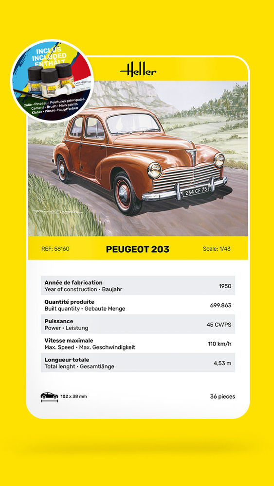 STARTER KIT Peugeot 203