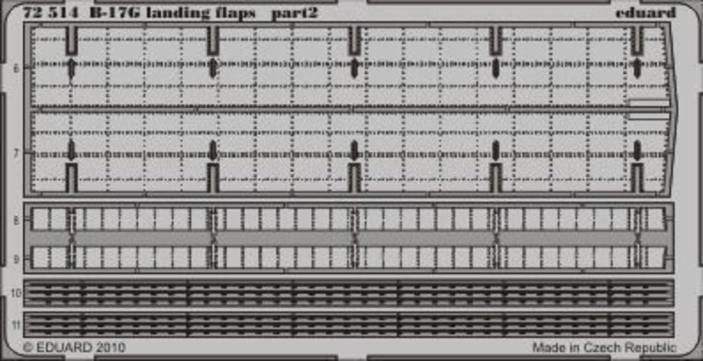 B-17G landing flaps for Revell