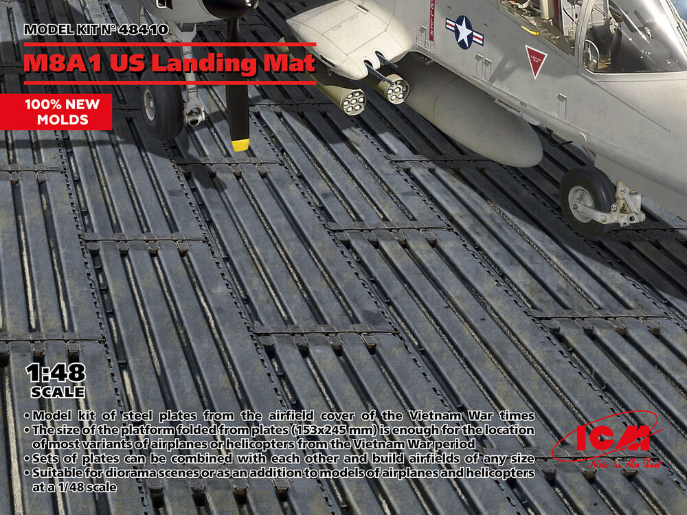 M8A1 US Landing Mat (153x245 mm) (100% new molds)