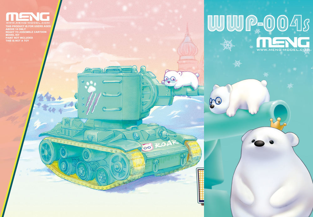 KV-2 (CartoonModel, incl.resin cartoon bear figurines)