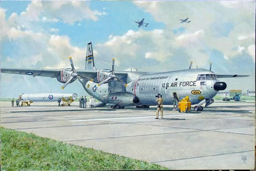 Douglas C-133 w/PGM  17 Thor IRBM"