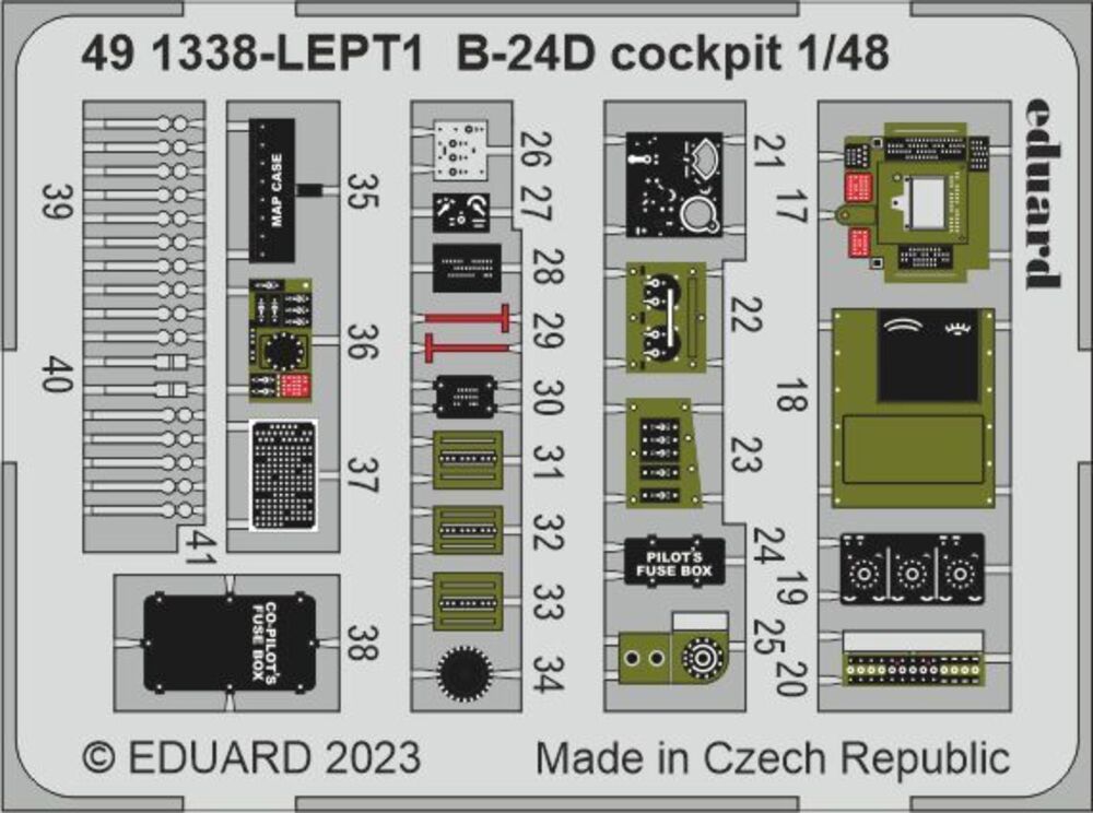 B-24D cockpit 1/48 REVELL