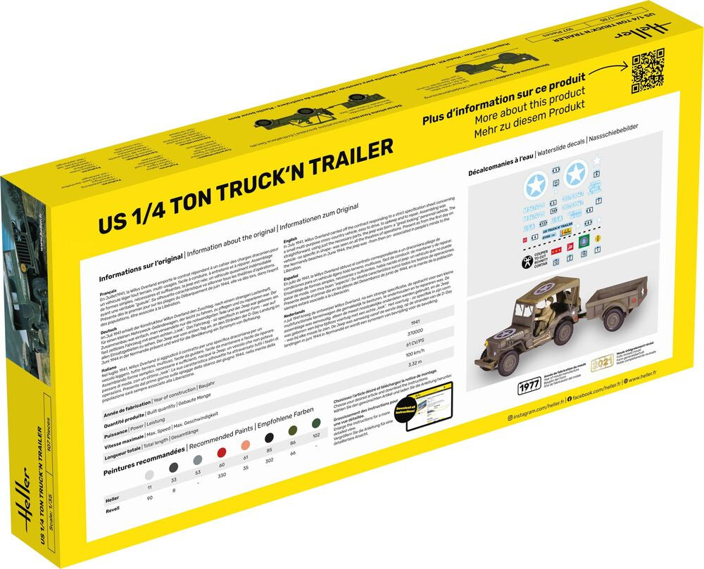 STARTER KIT US 1/4 Ton Truck 'n Trailer