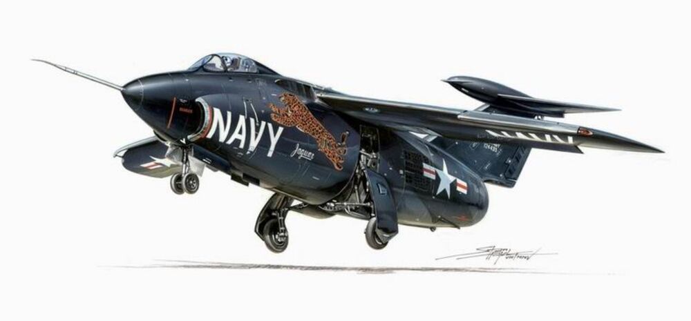 Grumman XF-10F-1 Jaguar Swing Wing