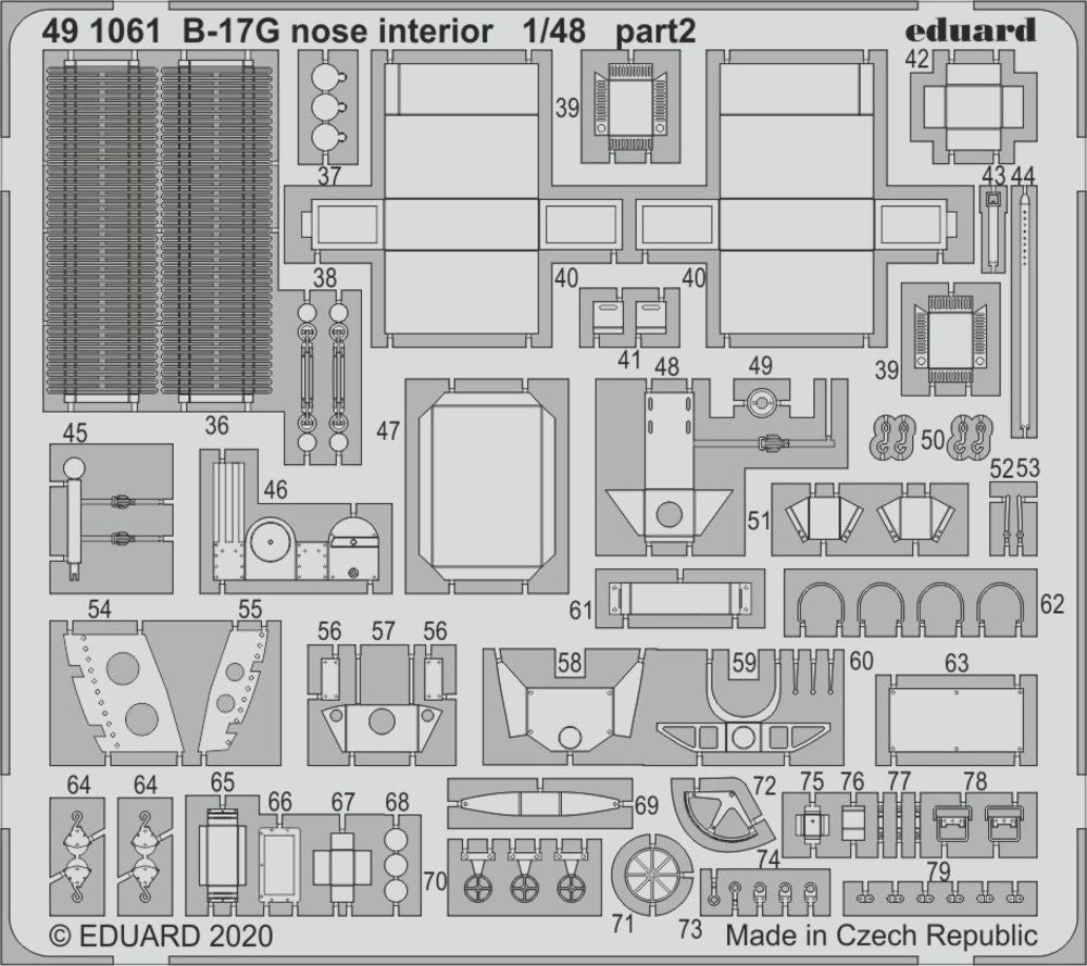 B-17G nose interior for HKM