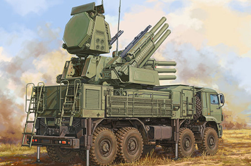 Russian 72V6E4 Combat Unit of 96K6 Pantsir -S1 ADMGS(w/RLM SOC S-band Radar)