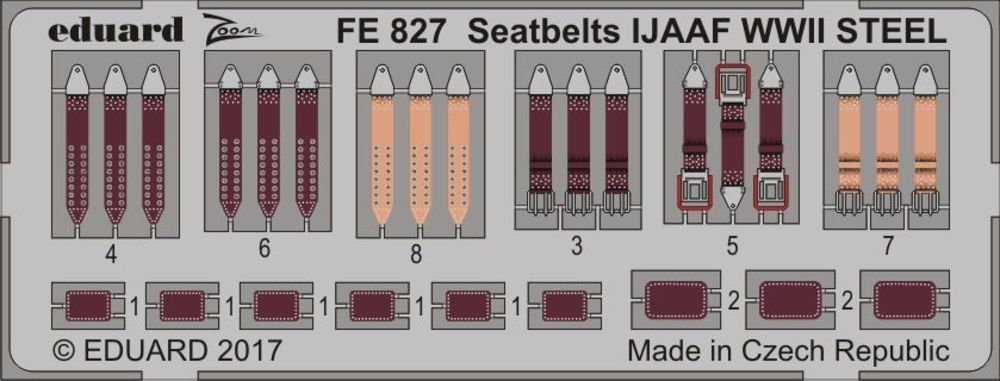 Seatbelts IJAAF WWII STEEL