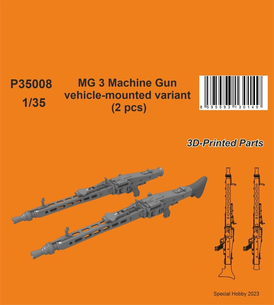 MG 3 Machine Gun - vehicle-mounted variant (2 pcs)