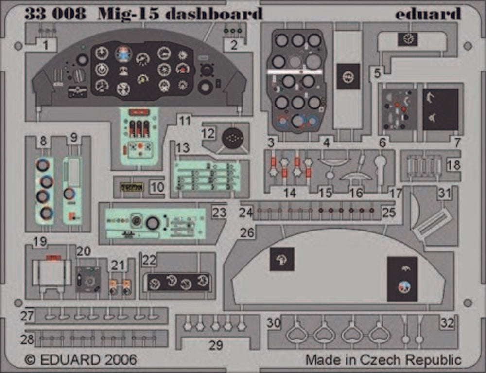 Mig-15 dashboard