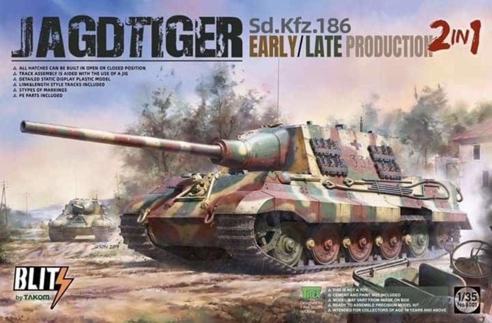 Sd.Kfz.186 Jagdtiger early/late production 2 in 1