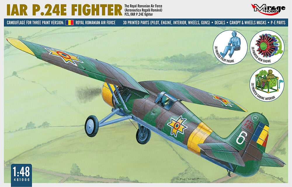 IAR P.24E FIGHTER The Royal Romanian Air Force mit Resin und Foto��tzteilen