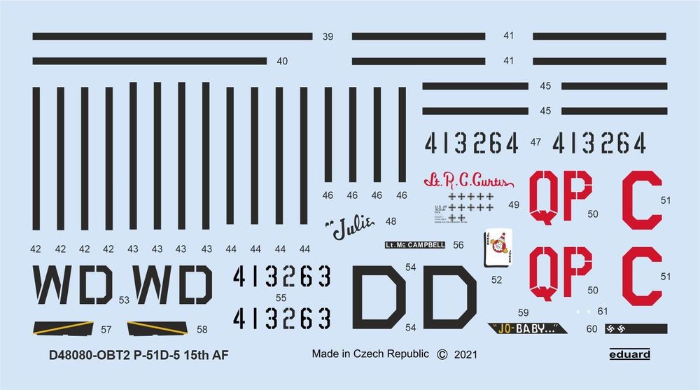 P-51D-5 15th AF 1/48 for EDUARD