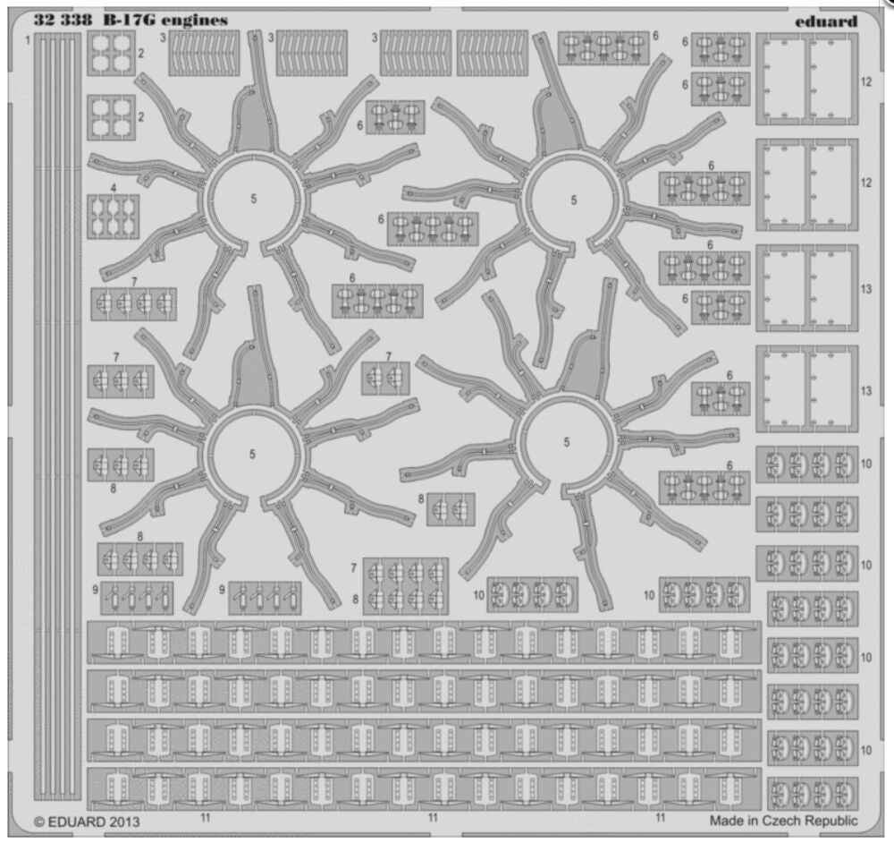 B-17G engines for HK Models