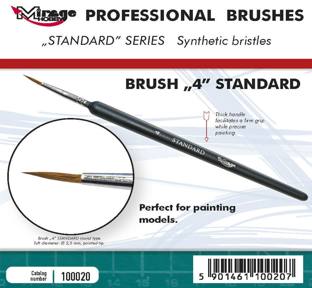 MIRAGE BRUSH STANDARD SIZE 4