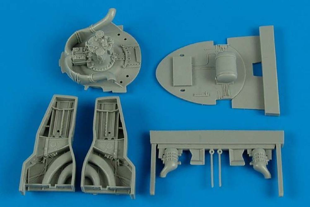 F8F-1 Bearcat wheel bay for Hobby Boss