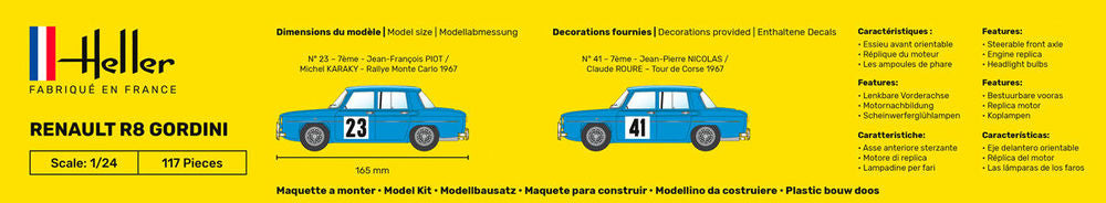 STARTER KIT Renault R8 Gordini