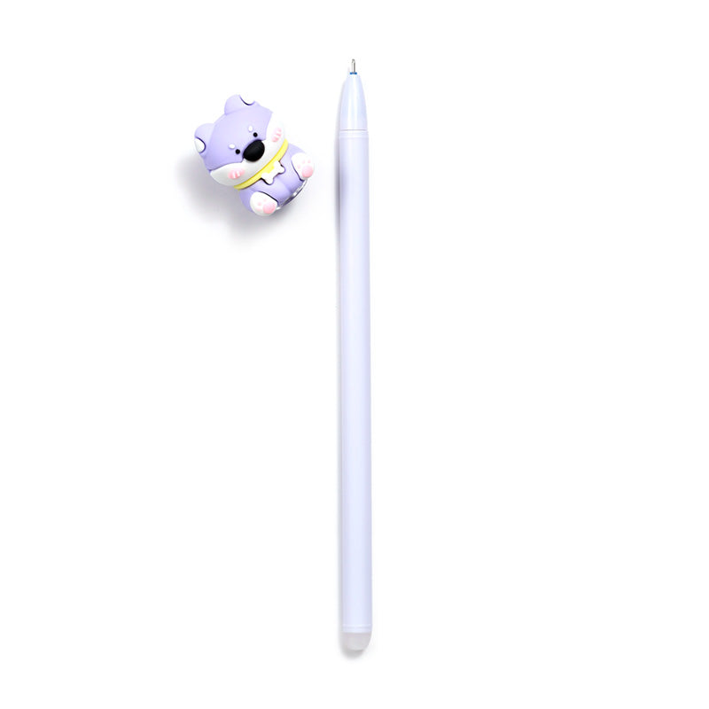 KAWAII - Puppies - Head Topper Erasable Gel Pen (Display of 36 pcs)