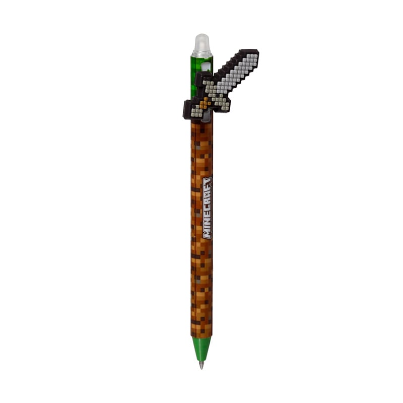 MINECRAFT - Tools - Head Topper Erasable Gel Pen (Display of 36 pcs)