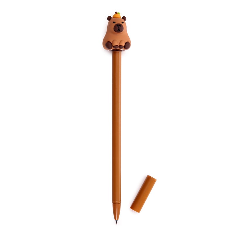 KAWAII - Cabybara  - Head Topper Erasable Gel Pen (Display of 36 pcs)