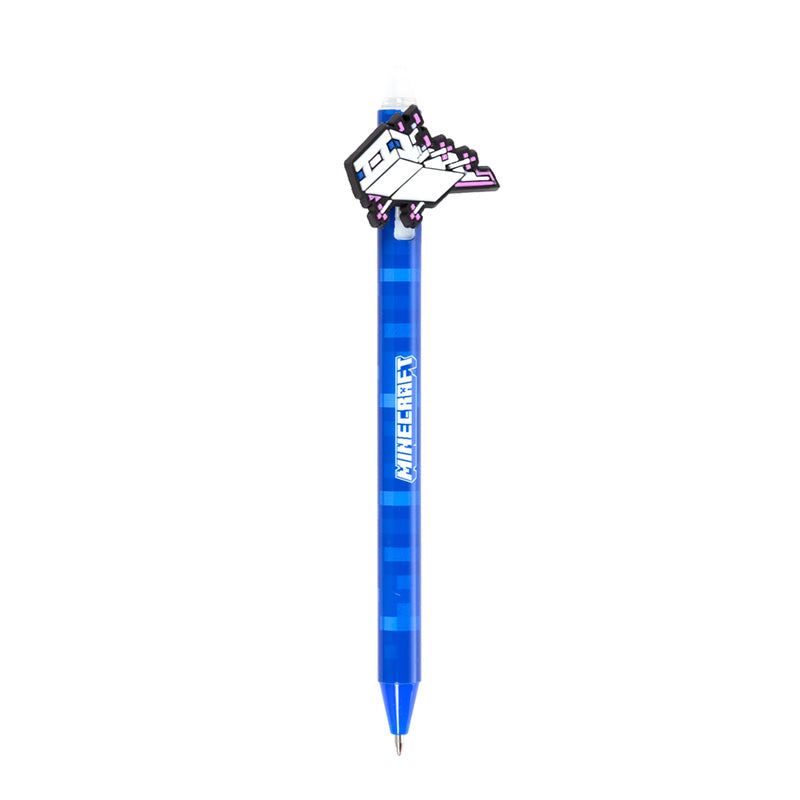 MINECRAFT - Axolotl - Head Topper Erasable Gel Pen (Display of 36 pcs)