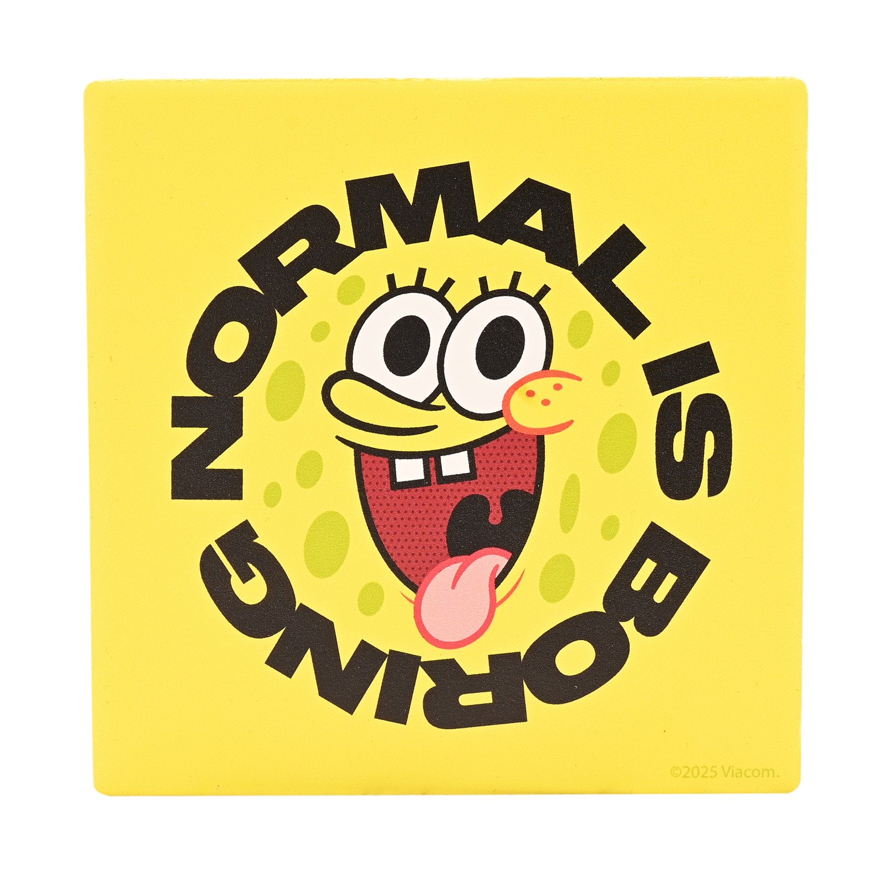 SPONGE BOB - Normal is Boring - Ceramic Square Coaster