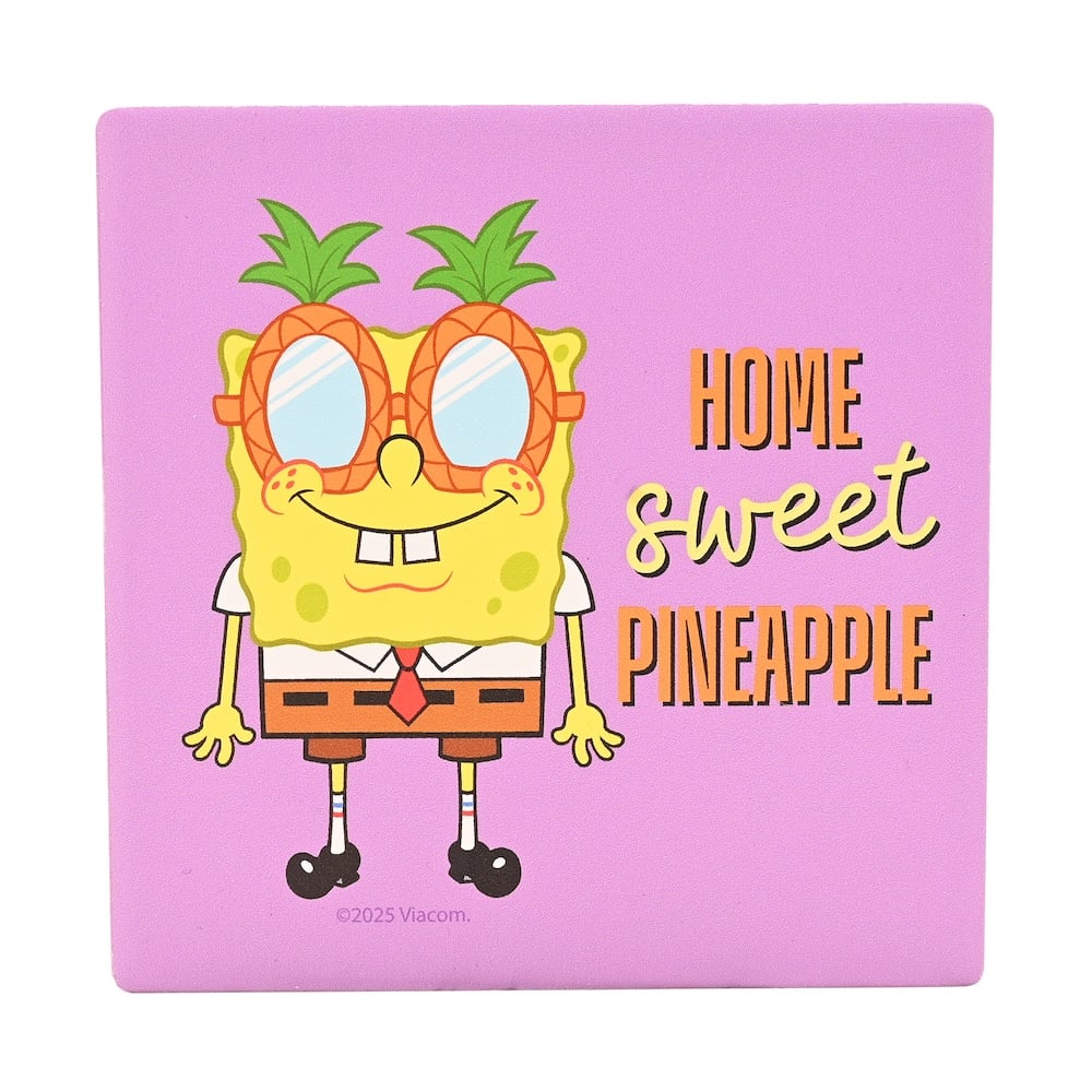 SPONGEBOB - Home Sweet Pineapple - Ceramic Square Coaster
