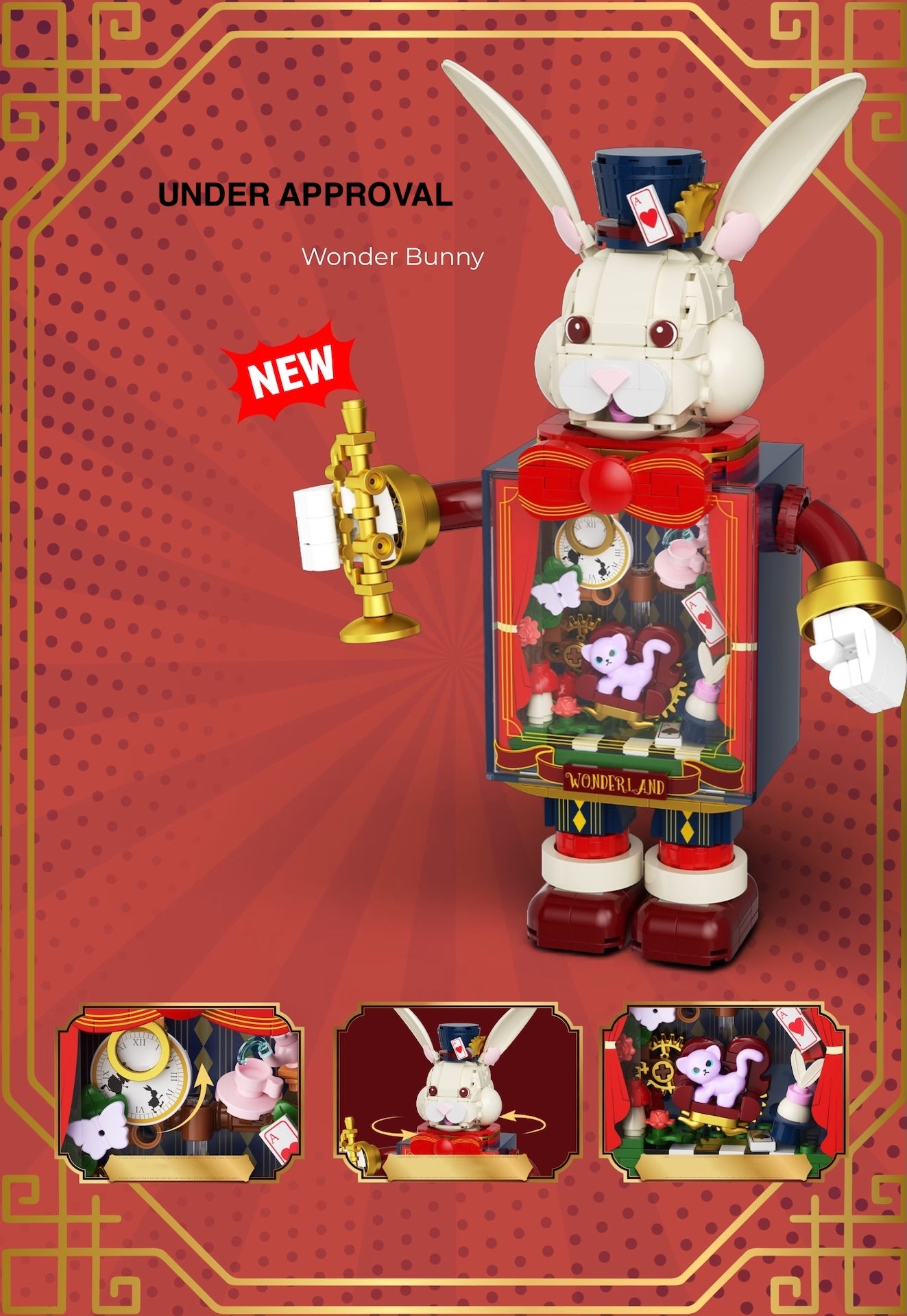 POP SERIES - Construction Kit - Wonder Bunny - 500pc