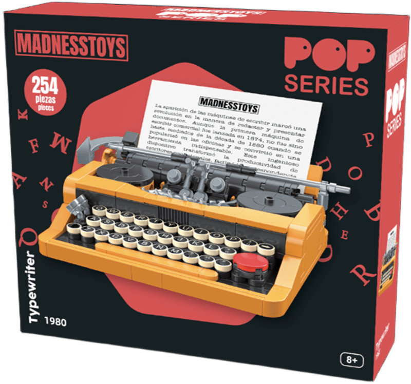 POP SERIES - Construction Kit - 1980 Typewriter - 254pc