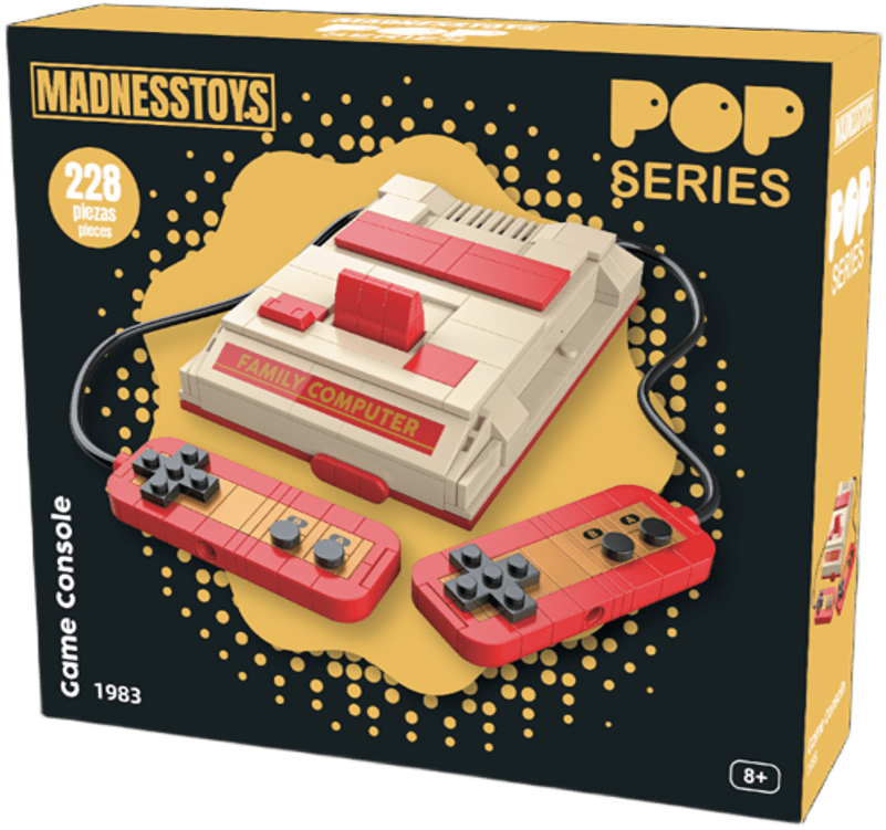 POP SERIES - Construction Kit - 1983 Video Game Console  - 228pc