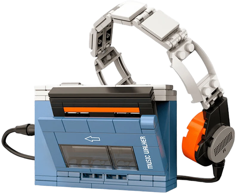 POP SERIES - Construction Kit - 1979 Walkman Cassette Player - 156pc