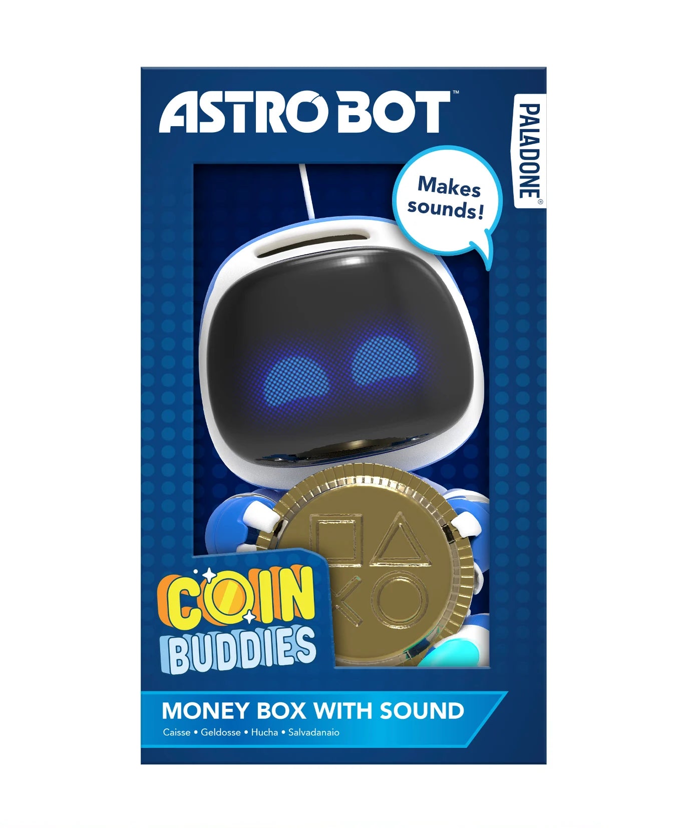 ASTRO BOT - Shaped Money Box with Sound 'Coin Buddies'