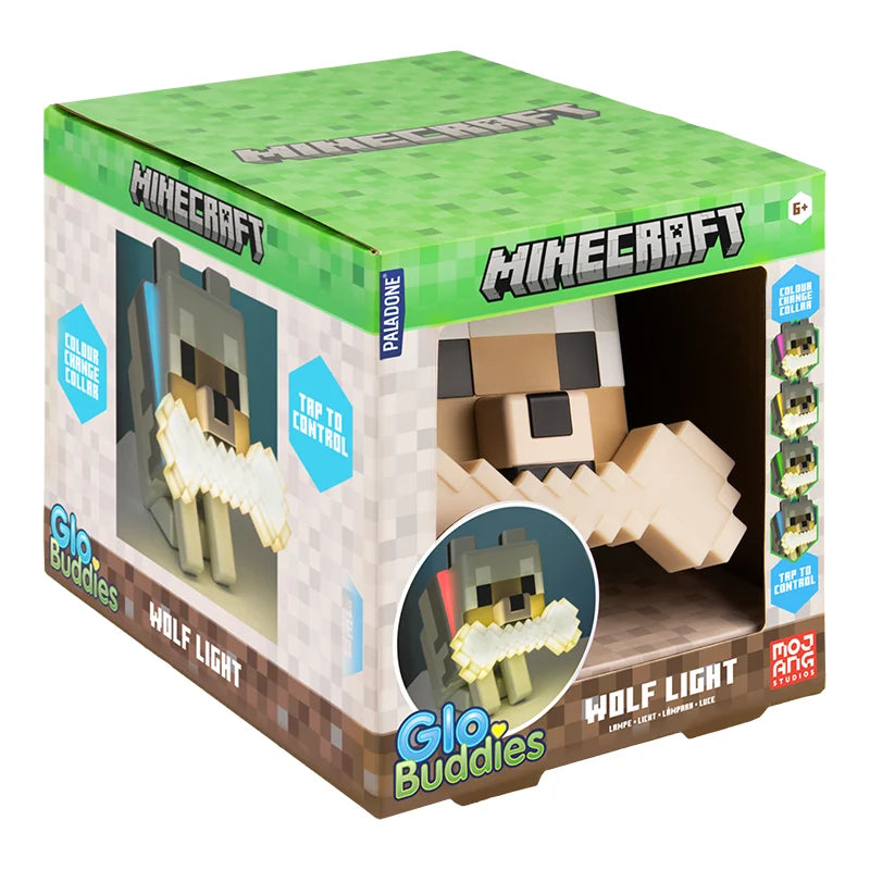 MINECRAFT - Wolf - GloBuddies Light 5,6inch