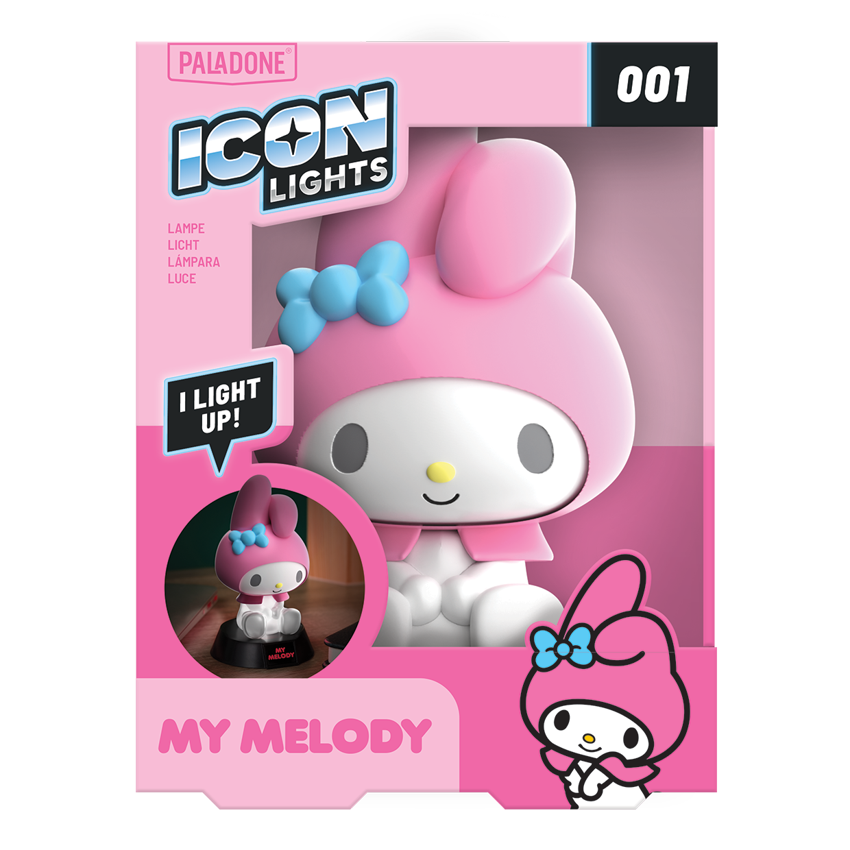 MY MELODY - Icon Lamp 4,3inch