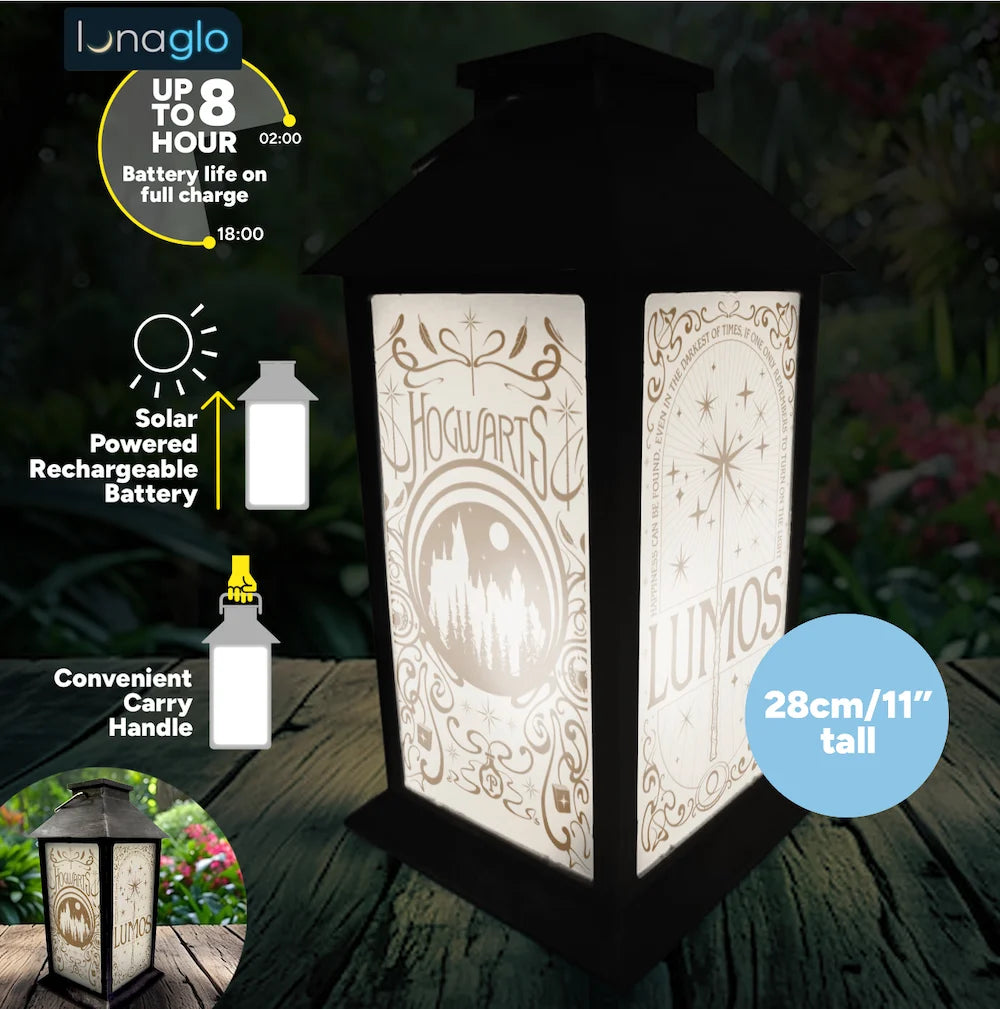 HARRY POTTER - Hogwarts - 'LunaGlo' Outdoor Solar Lantern 11''