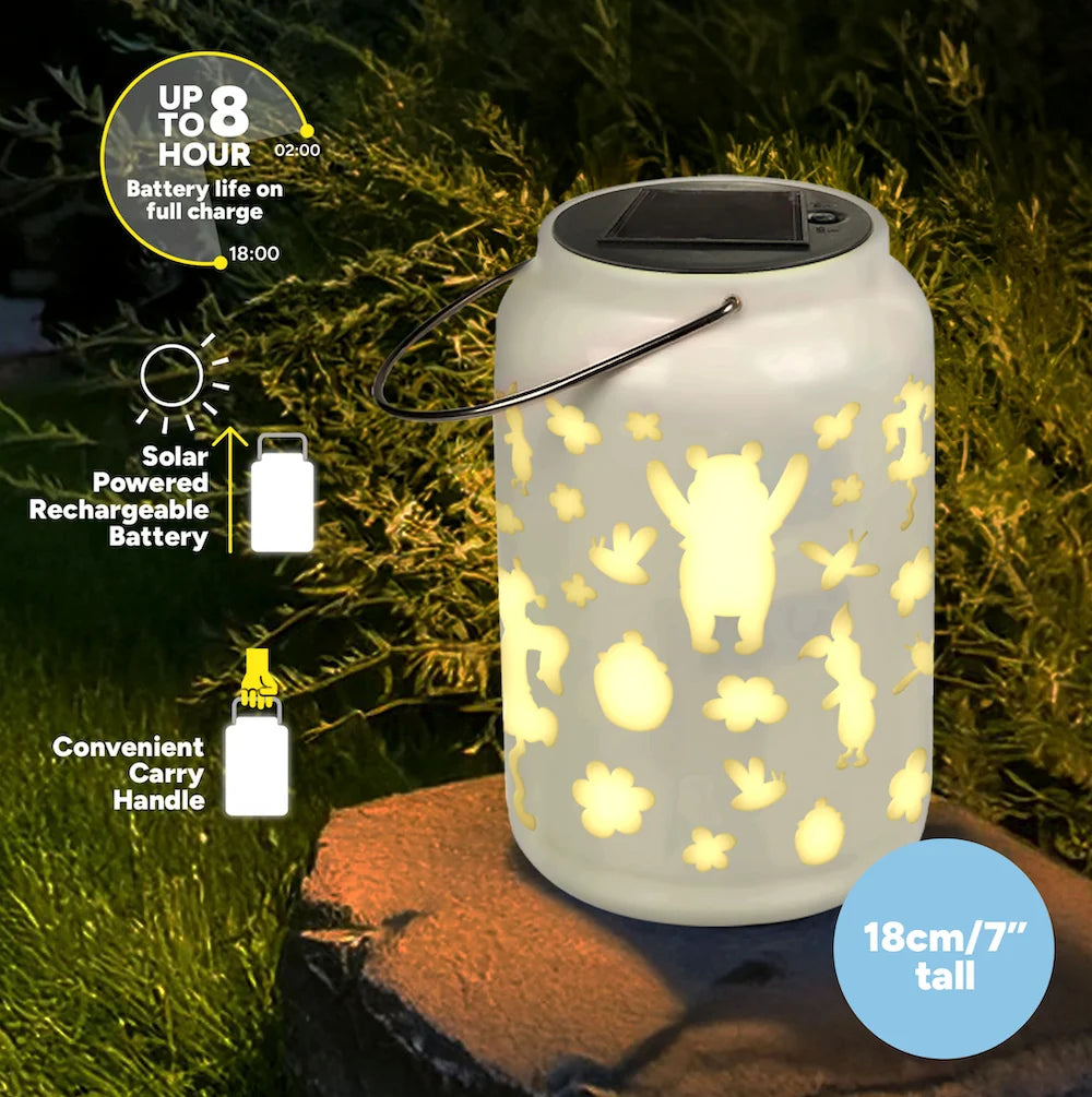WINNIE THE POOH - 'LunaGlo' Outdoor Projection Solar Lantern