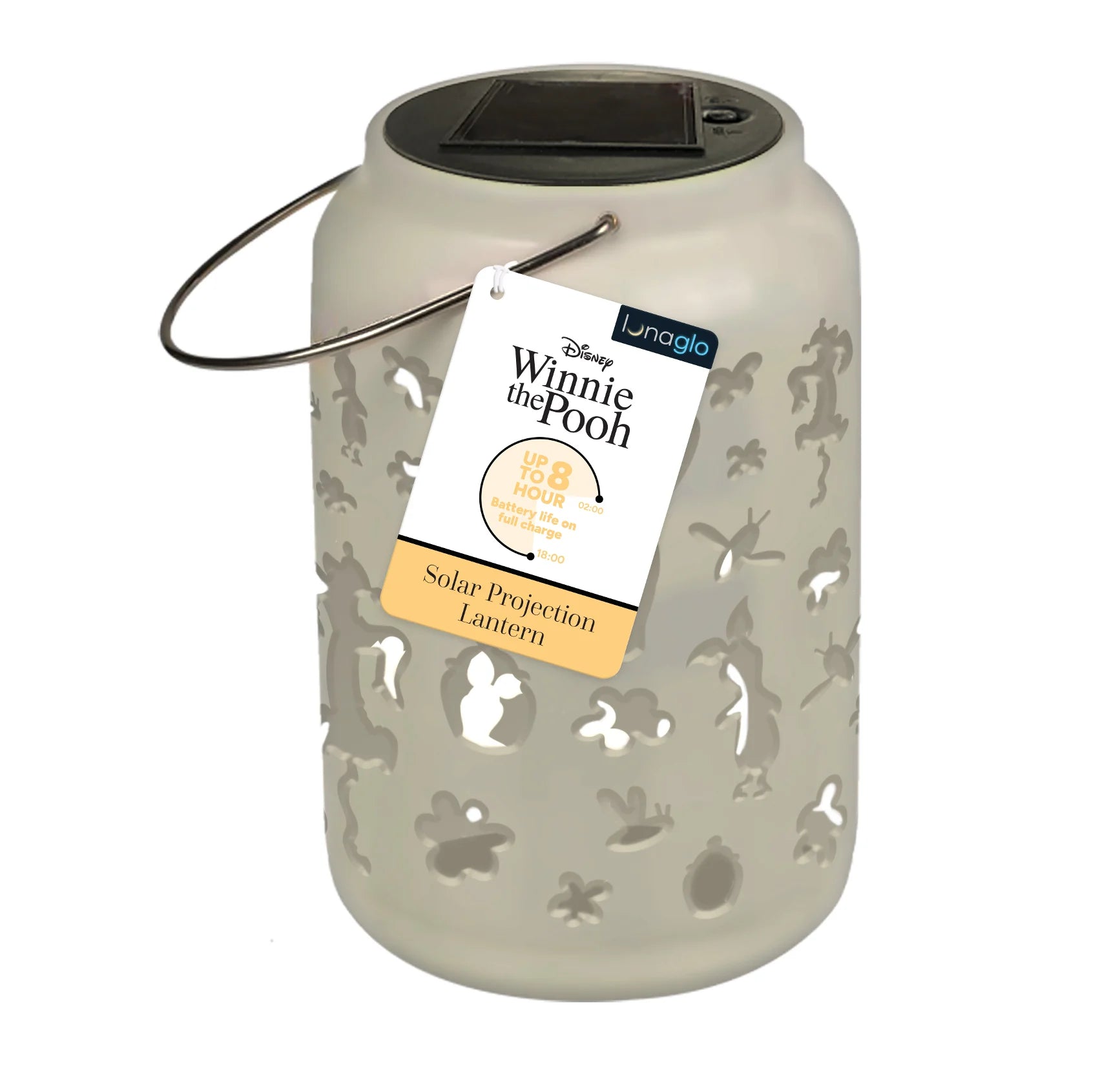 WINNIE THE POOH - 'LunaGlo' Outdoor Projection Solar Lantern