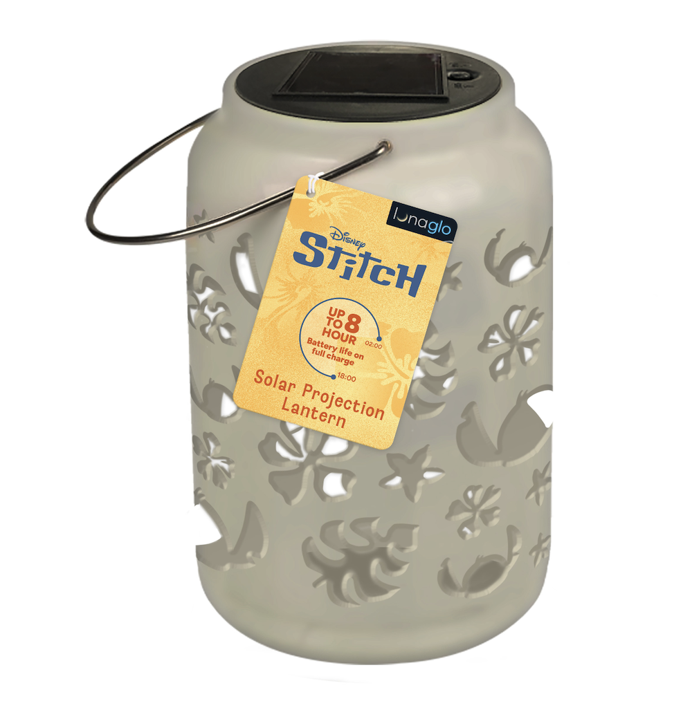STITCH - 'LunaGlo' Outdoor Projection Solar Lantern