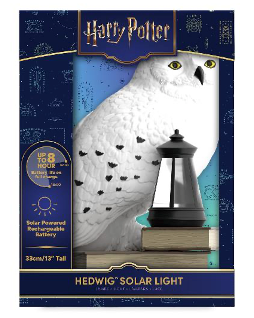 HARRY POTTER - Hedwig - 'LunaGlo' Outdoor Solar Light 13''