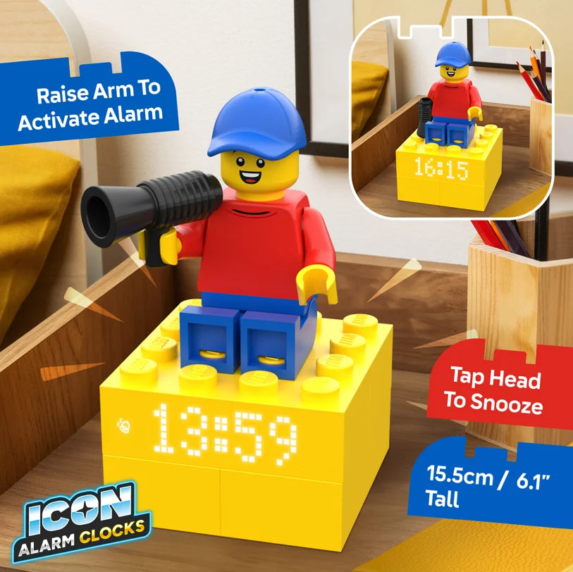 LEGO - Alarm Clock 15.5cm