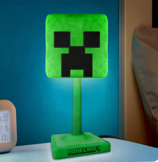 MINECRAFT - Creeper - 'SoftGlo' Fluffy Décorative Lamp
