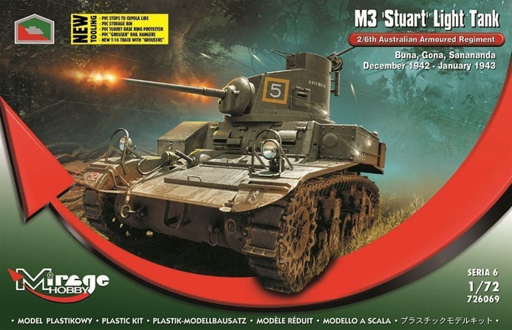 M3 STUART Light Tank 2/6th Australian Armoured Regiment(Buna,Gona,Dec.42