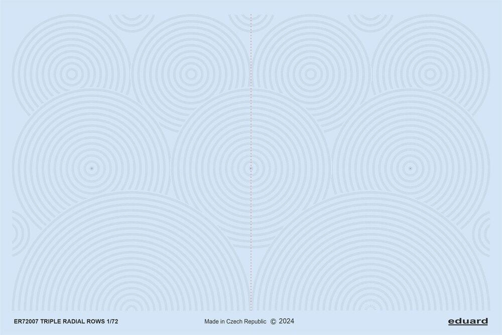 Triple radial rows