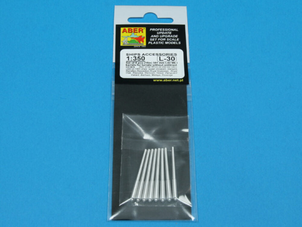 8 pcs 381mm - long barrels for Hood, Repulse