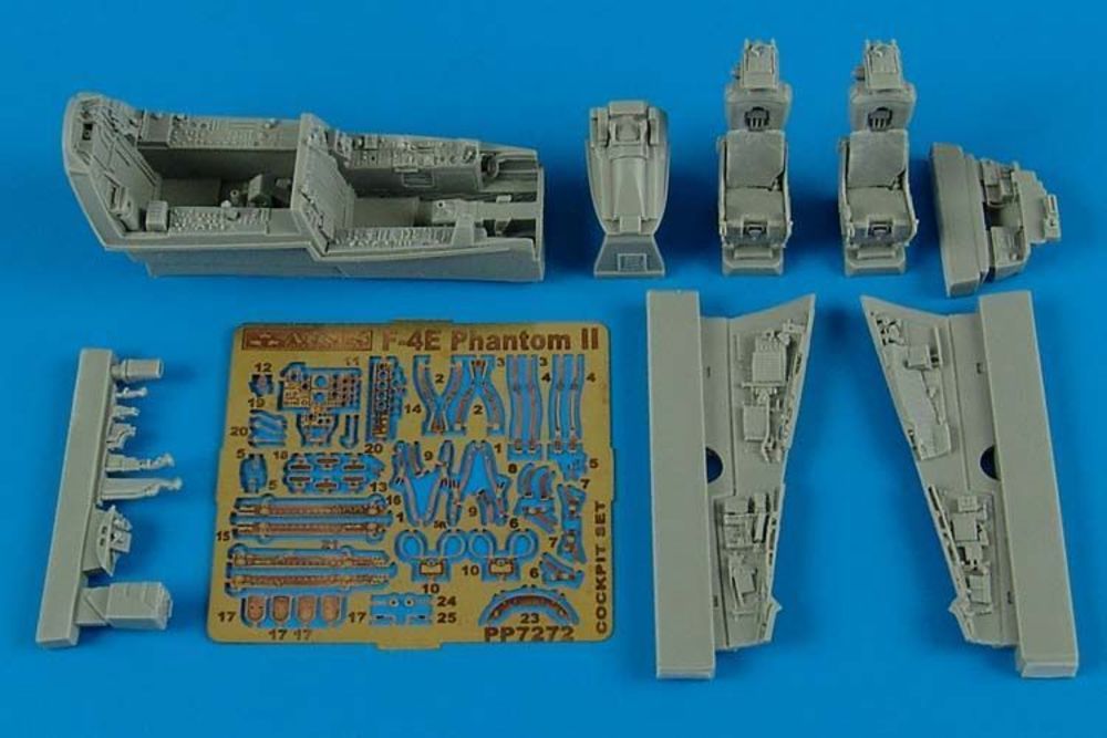 F-4E Phantom II cockpit set for Hasegawa