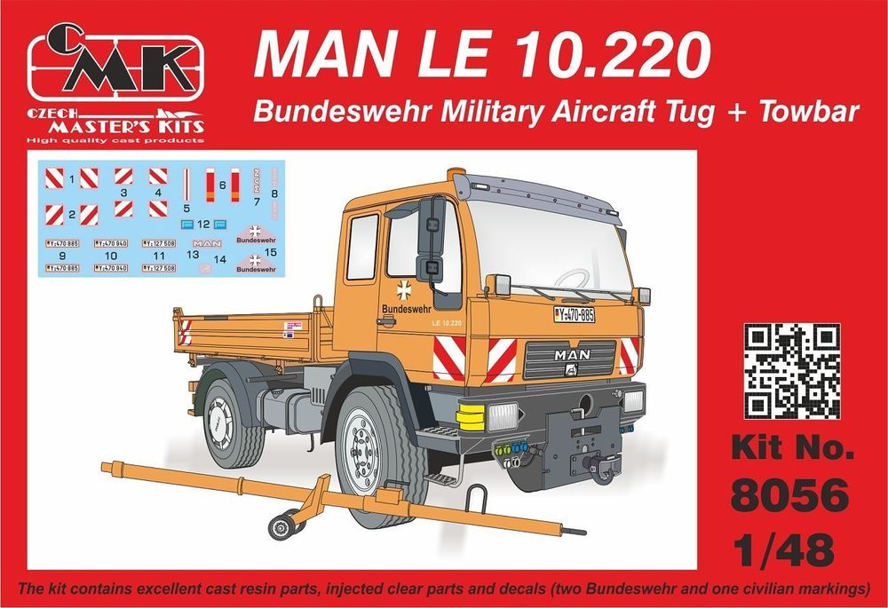 MAN LE 10.220 Bundeswehr Military Aircra Tug + Towbar