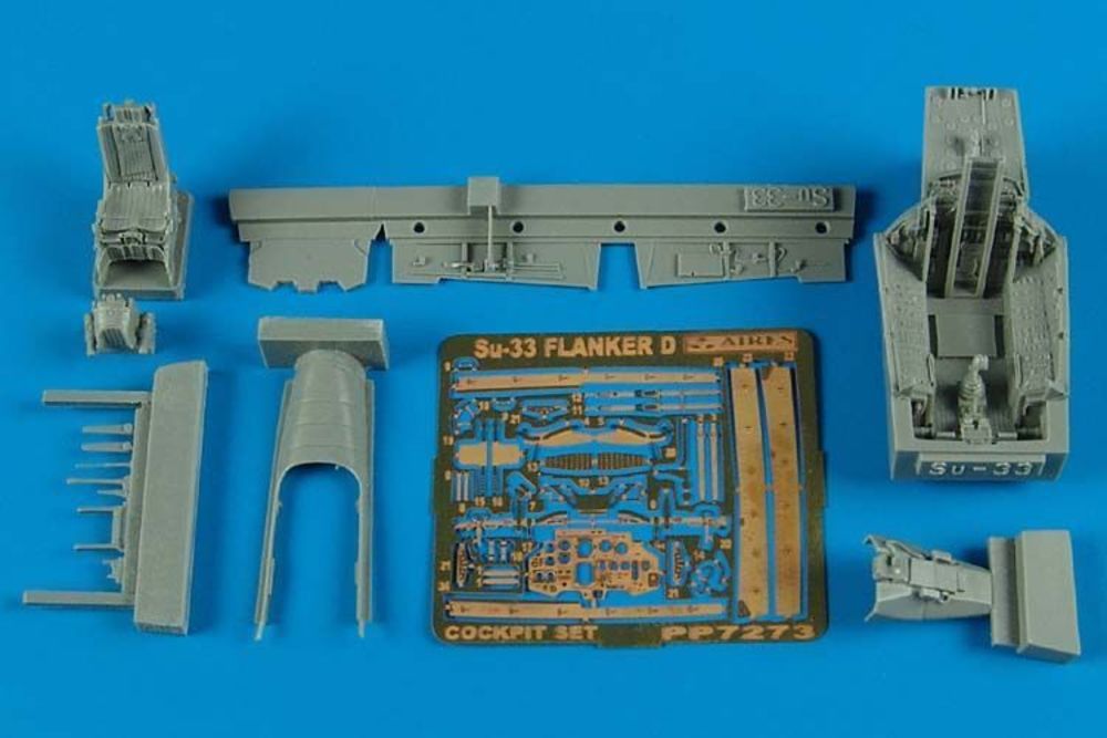 Su-33 Flanker D cockpit set for Hasegawa