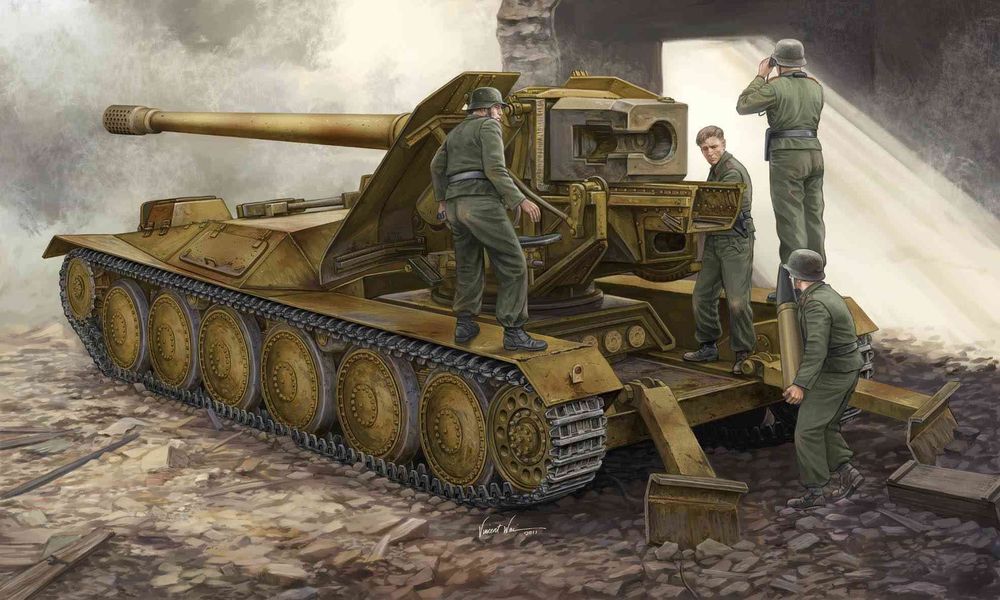 12,8cm PAK 44 Waffentr��ger Krupp 1